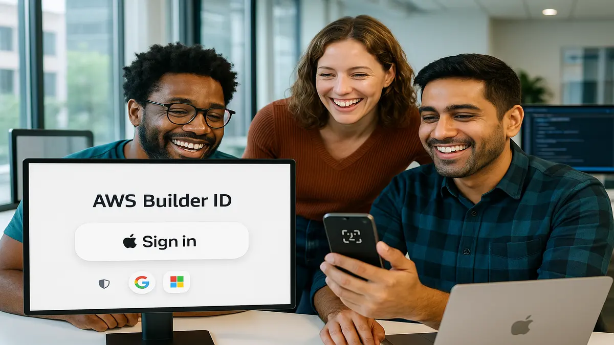 Sign in faster with AWS Builder ID using Apple