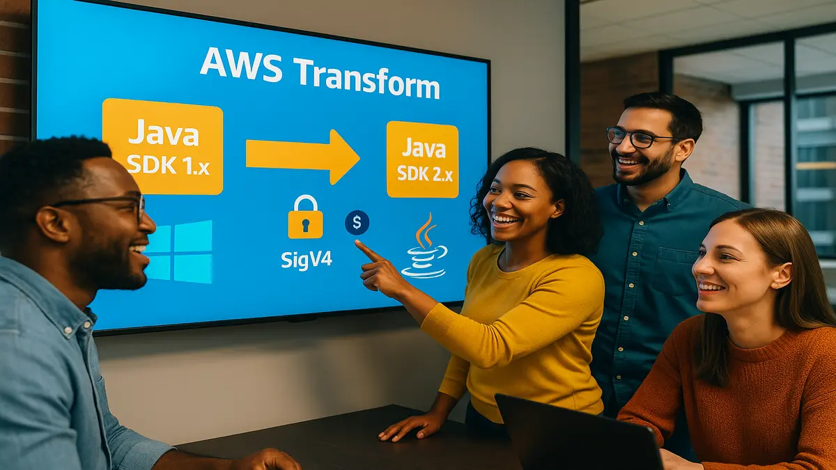 Modernize Java Faster with AWS Transform for Windows