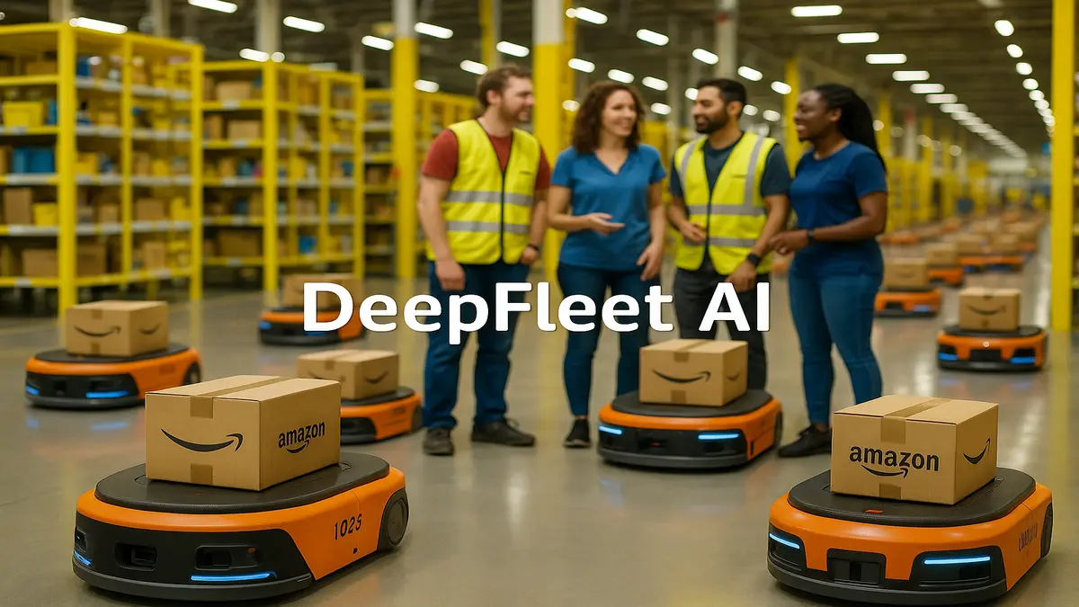 Amazon Deploys Over 1 Million Robots with AI Boost
