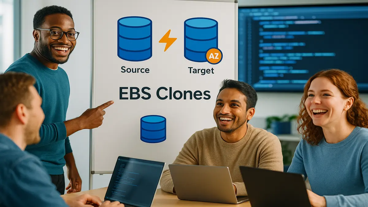 Clone EBS volumes in seconds for faster environments